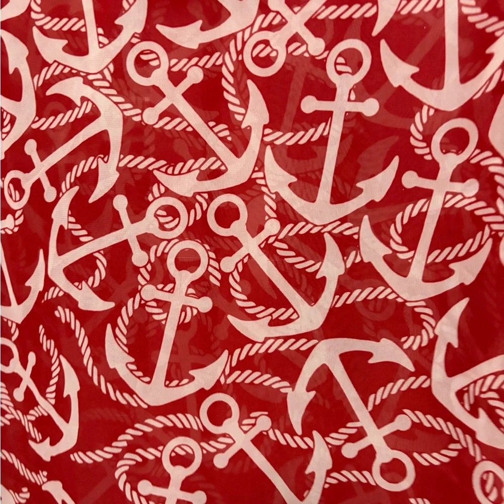 Indigo Soul Red Nautical Anchor Top - Picture 2 of 5